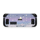 Cute Clouds Steam Deck skin, Pastel Starry Kawaii Purple Sky Color Steam Deck Decal Full Wrap cover Vinyl 3m Sticker - Tackydesign